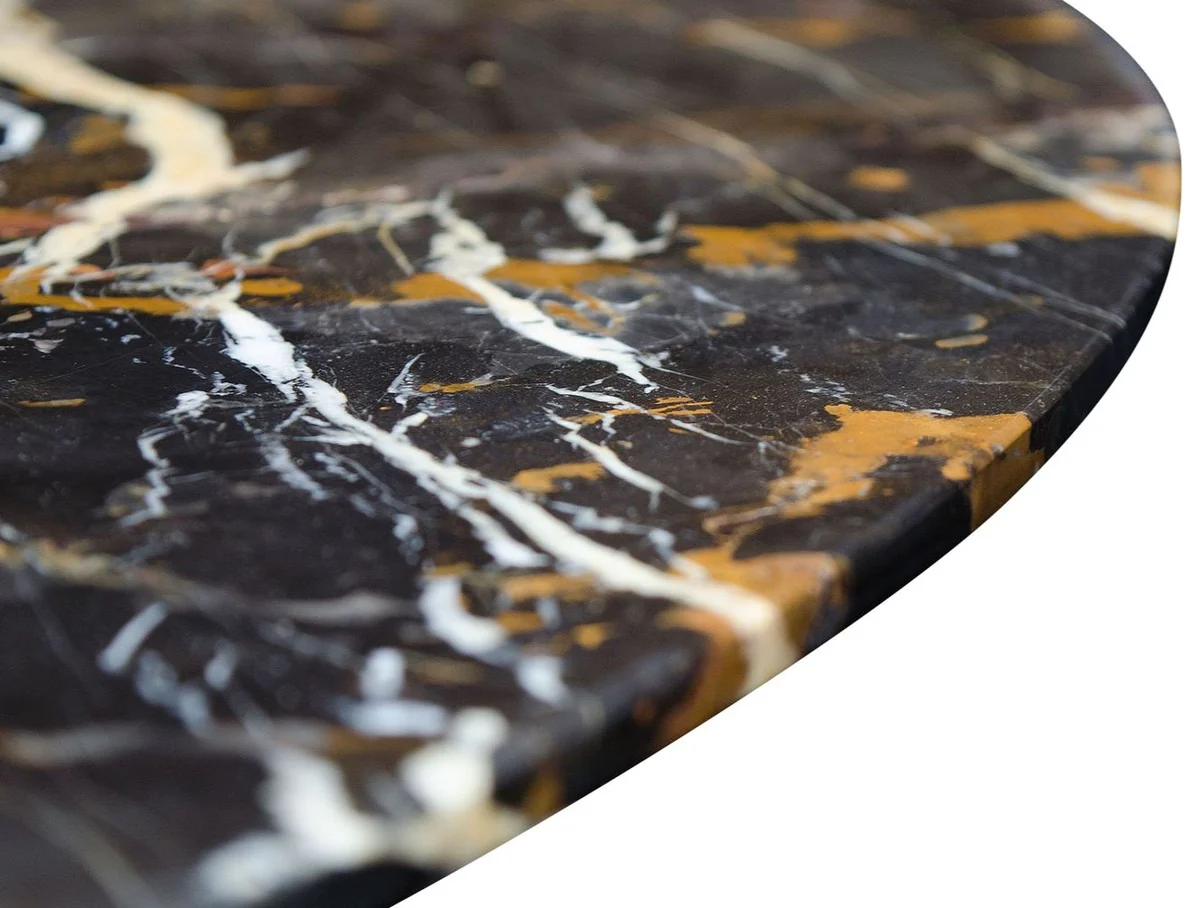 Luxus Esstisch Schwarz 120 x H. 76 cm - Esszimmermöbel