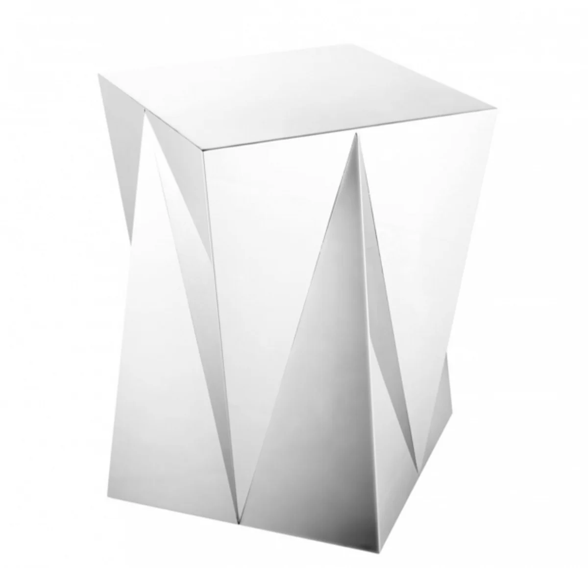 Luxus Art Deco Designer Beistelltisch 44 x 44 x H. 45 cm - Hotel Tisch Möbel