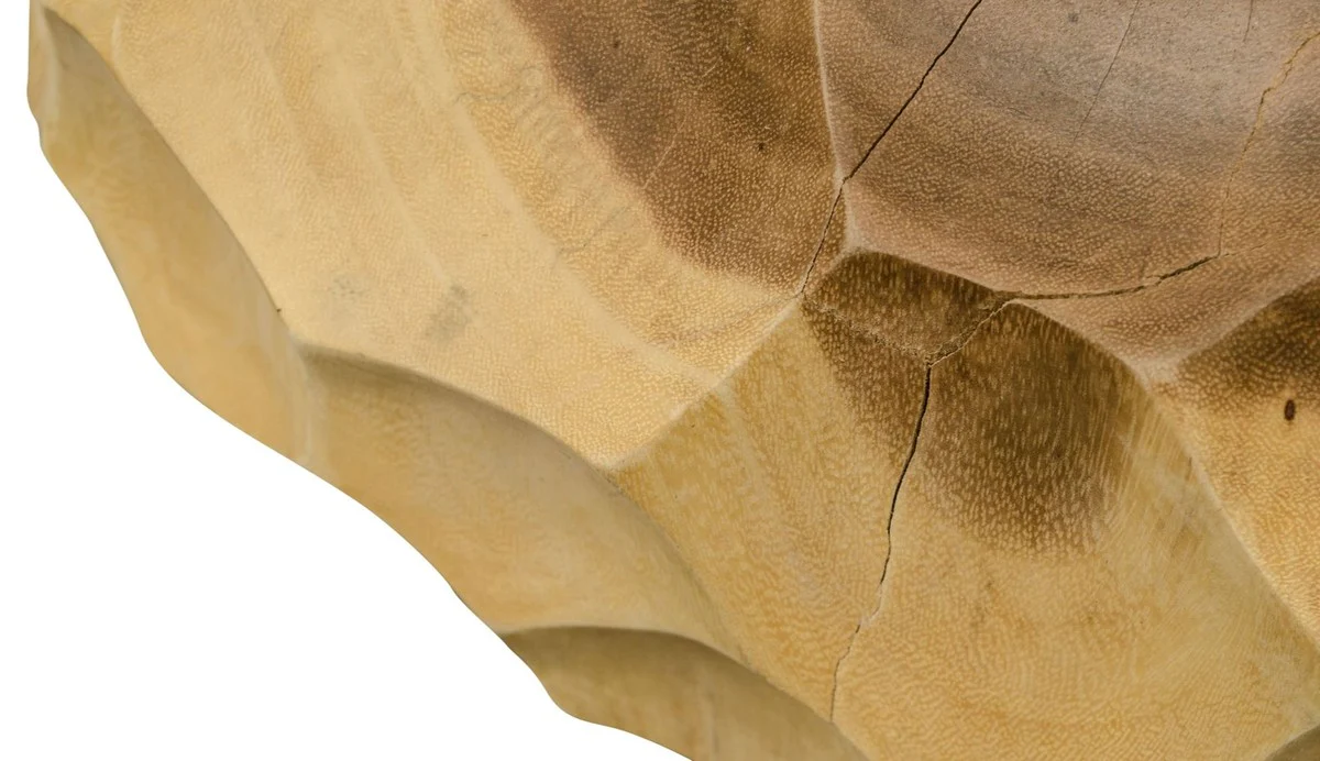 Luxus Wohnzimmer Beistelltisch Naturfarben - Designer Wohnzimmermöbel