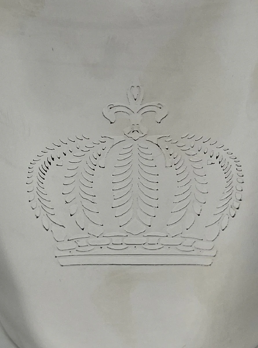 Pompöös by Luxus Barock Champagnerkühler Krone Silber H. 14 cm - designed by Harald Glööckler