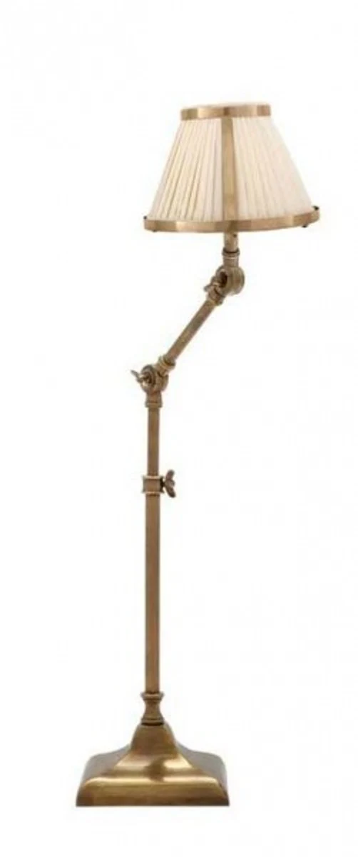 Luxus Tischleuchte Antik Messing Durchmesser 18 x 20 x H 50-70 cm - Luxus Hotel Leuchte