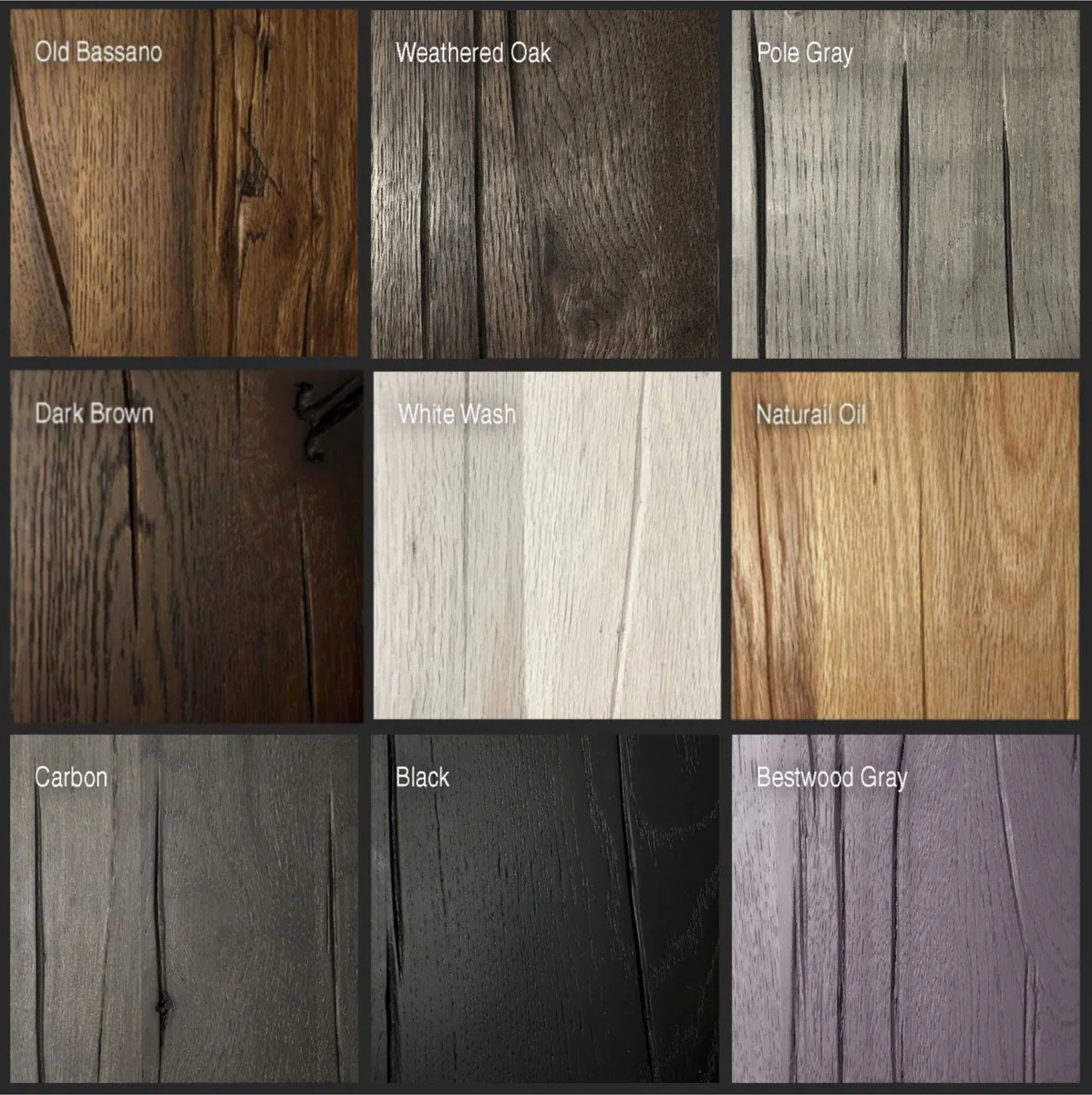 Luxus Esstisch - Verschiedene Farben & Größen - Küchentisch mit rustikaler Massivholz Tischplatte und Glasbeinen - Esszimmer Tisch