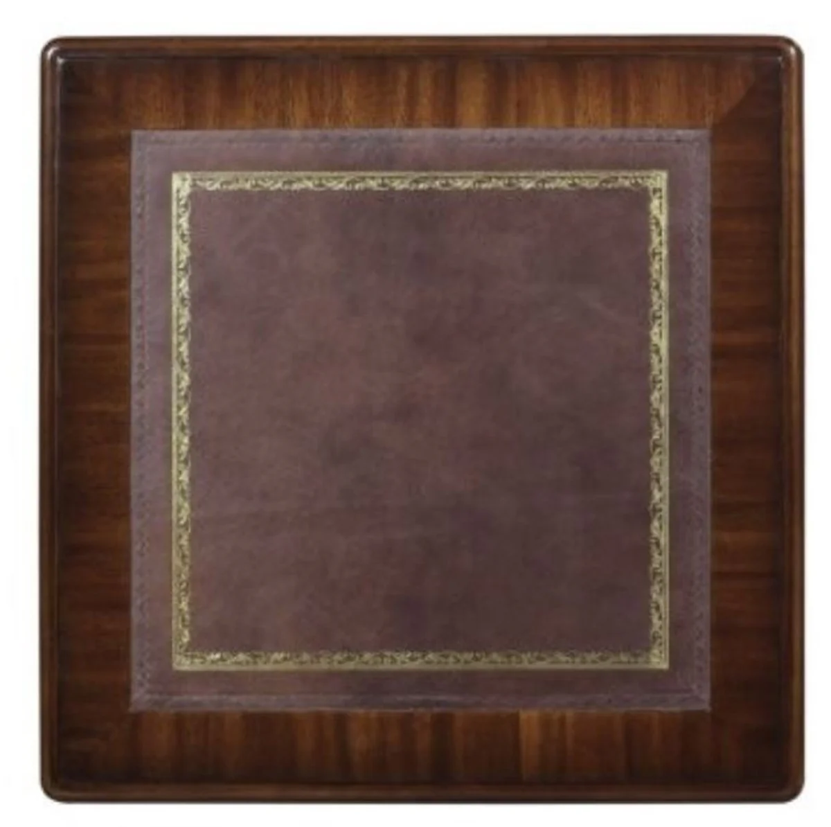 Luxus Mahagoni Beistelltisch Set Braun 48 x 48 x H. 59 cm - Hotel Möbel