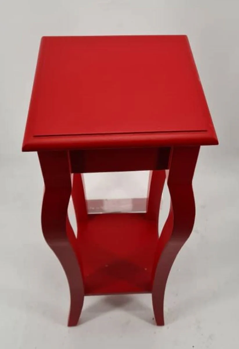 Landhausstil Beistelltisch Rot H. 90 cm - Landhausstil Möbel