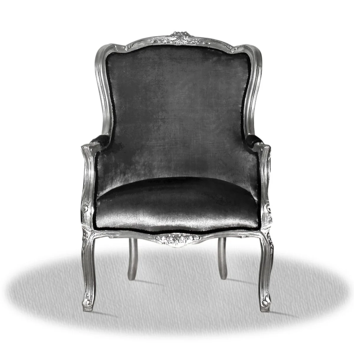 Barock Sessel 70 x 65 x H. 100 cm - Antik Stil Sessel