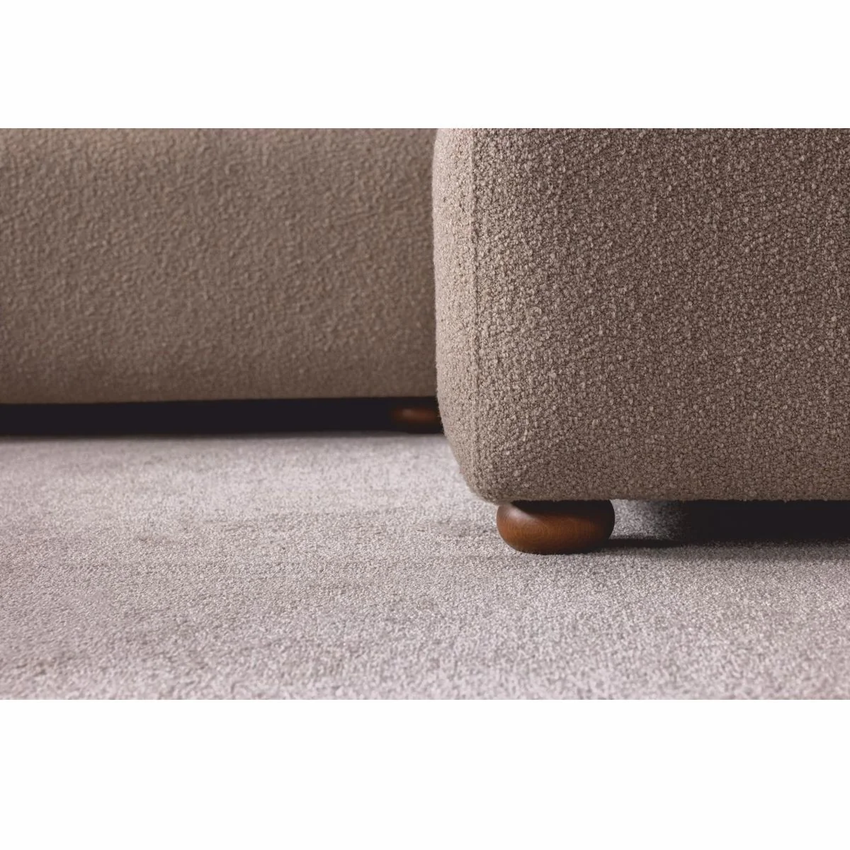 Luxus Ecksofa Grau / Braun 390 cm - Modulares Wohnzimmer Sofa