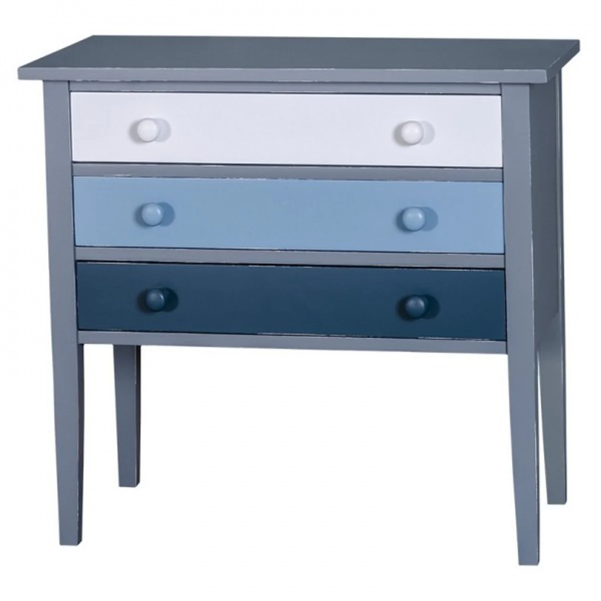 Jugendstil Kommode 80cm - Landhaus Stil Sideboard Schrank