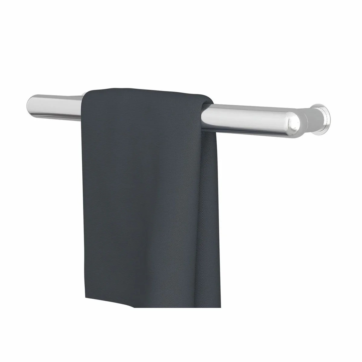 Luxus Badezimmer Handtuchwärmer Silber Glänzend 58 cm - Badezimmer Zubehör