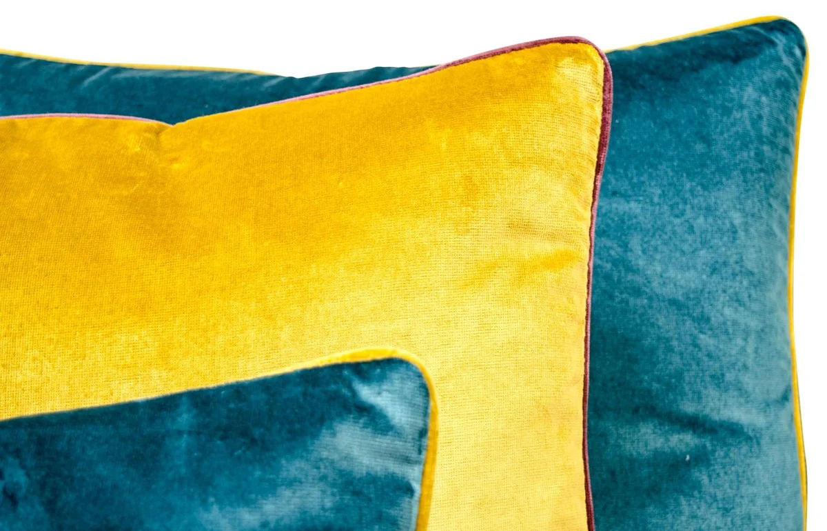 Wohnzimmer Deko Kissen 3er Set Mehrfarbig - Luxus Kollektion