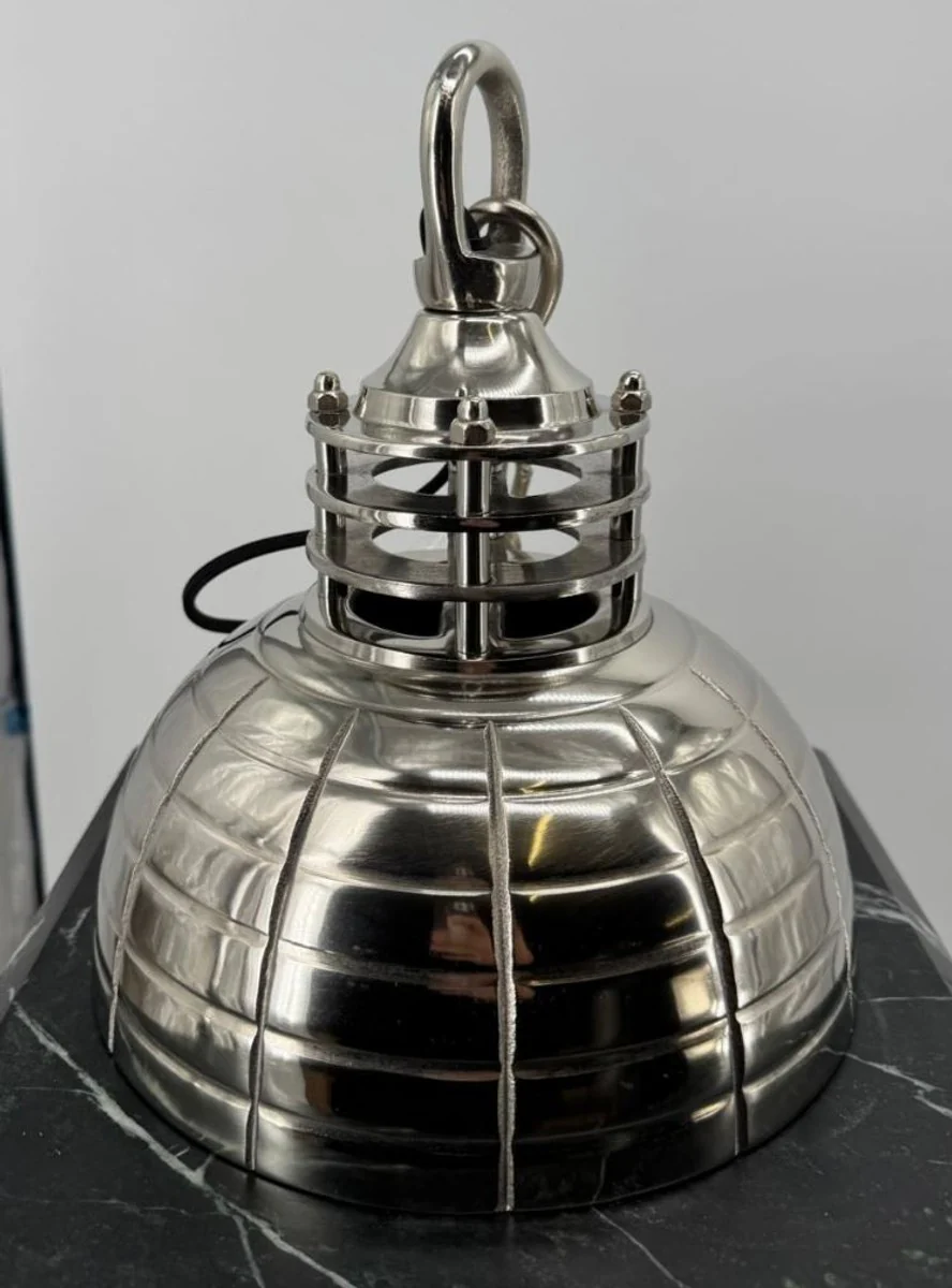 Industrie Stil Hängeleuchte Silber - Metall Pendelleuchte