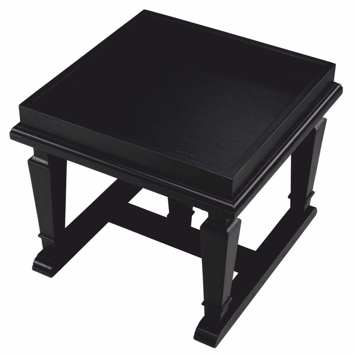 Luxus Beistelltisch Schwarz 60 x 60 x H. 51 cm - Hotel Möbel