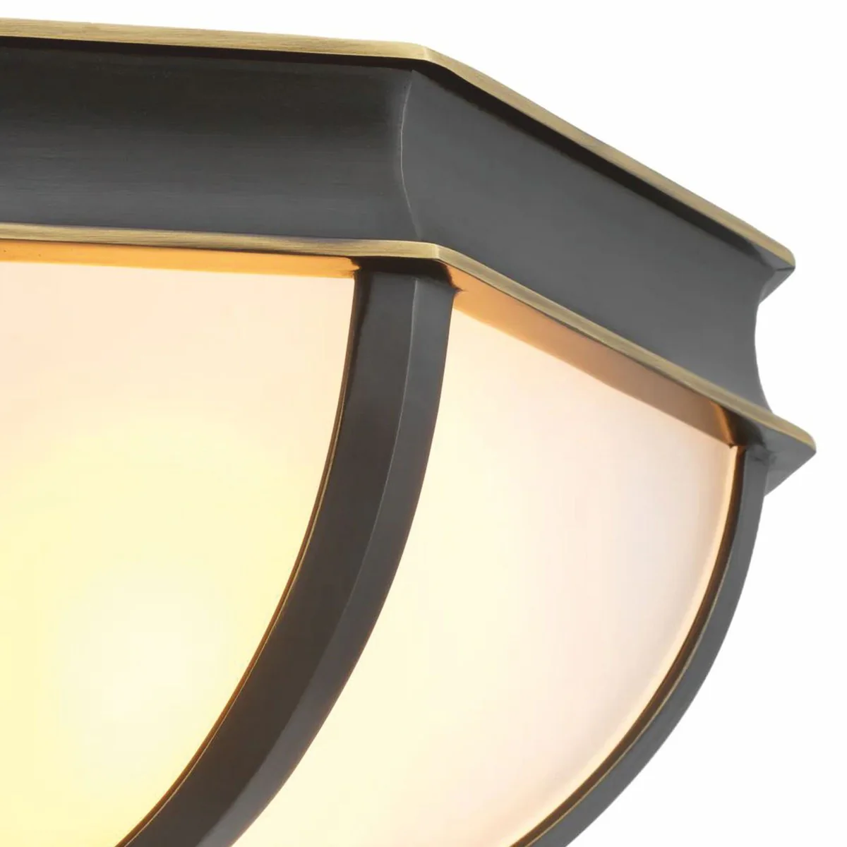 Luxus Wandleuchte Bronze / Weiß 33 cm - Luxus Wandleuchten