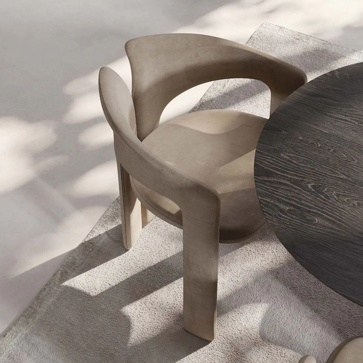 Luxus Esszimmer Stuhl Braun H. 76 cm - Luxus Esszimmer Möbel