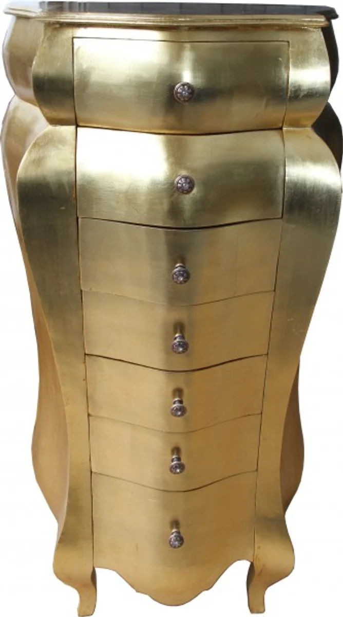 Barock Kommode Gold Antik-Look 131 x 68 x 46 cm - Antik Stil