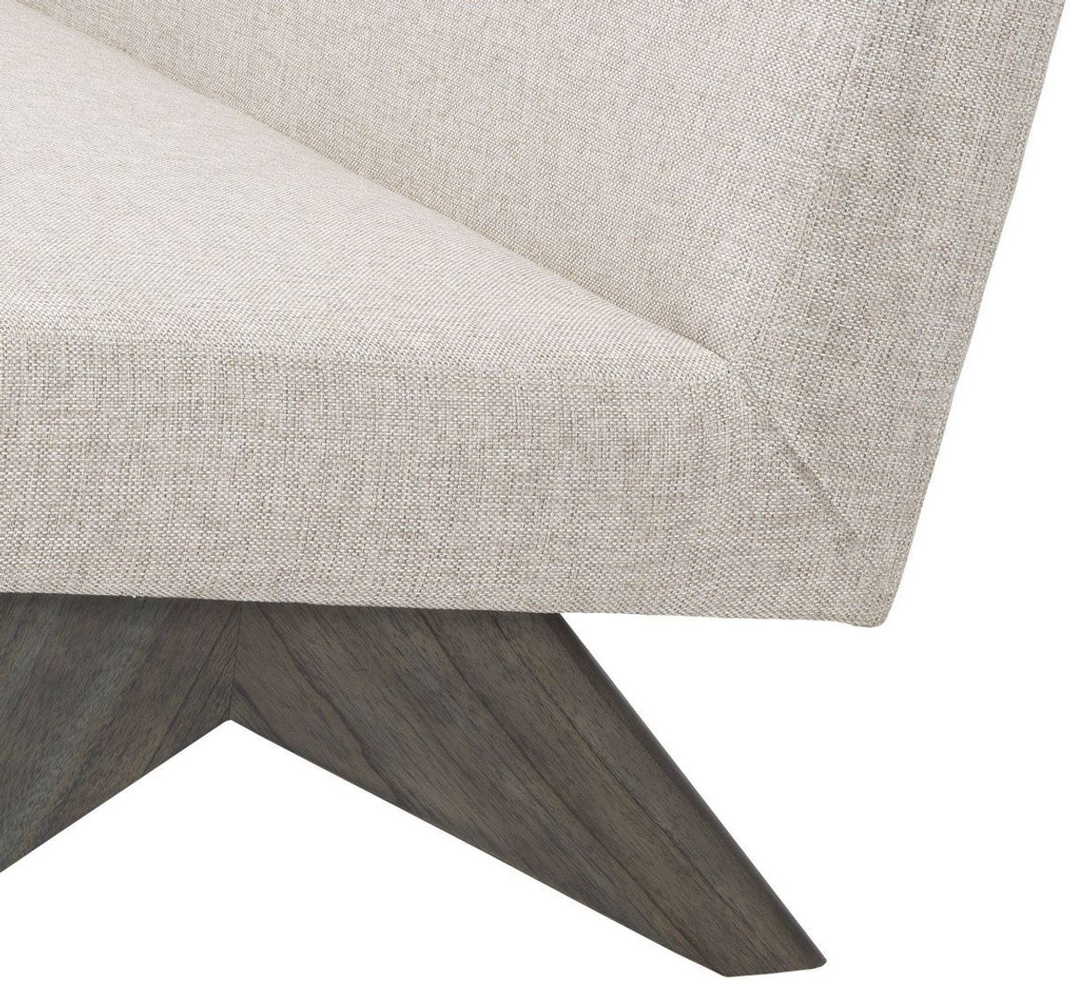 Luxus Couch Naturfarben / Braun 152 x 81 x H. 75 cm - Wohnzimmer Sofa - Luxus Wohnzimmer Möbel