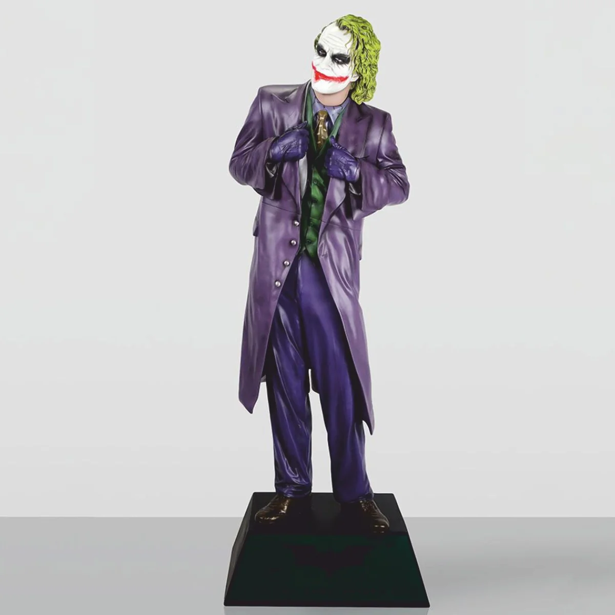 XXL Deko Skulptur Lila / Grün H. 215 cm - Lebensgroße Deko Figur