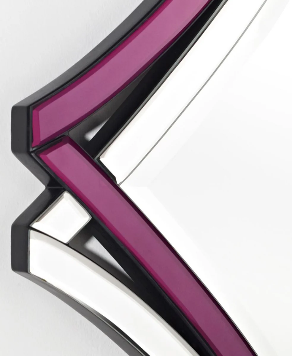 Luxus Designer Spiegel Lila 69 x H. 110 cm - Designer Hotel Accesoires