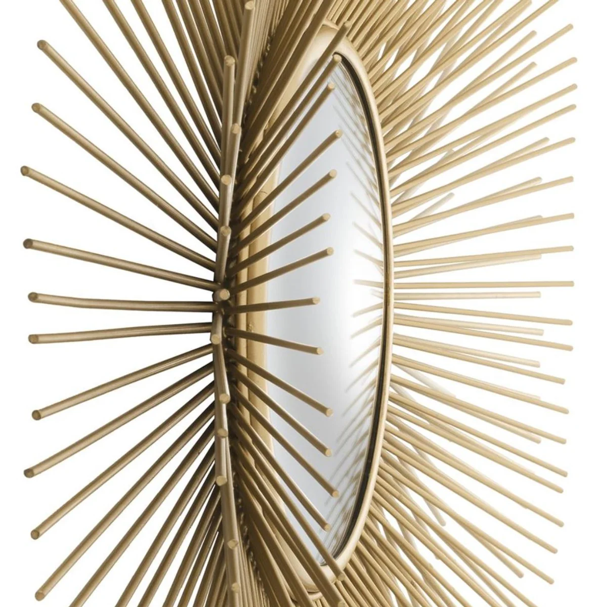 Luxus Wohnzimmer Spiegel Gold - Designer Wandspiegel