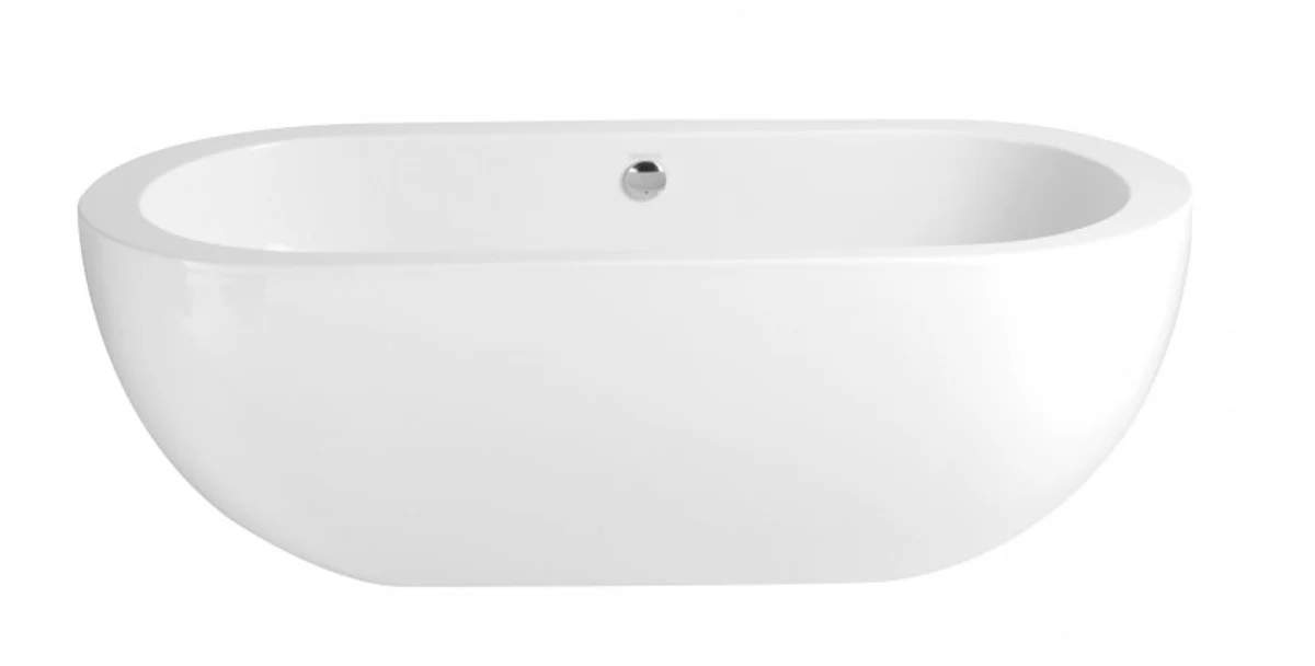 Art Deco Badewanne freistehend Weiß Modell He-Ele 1800mm - Freistehende Retro Antik Badewanne Barock