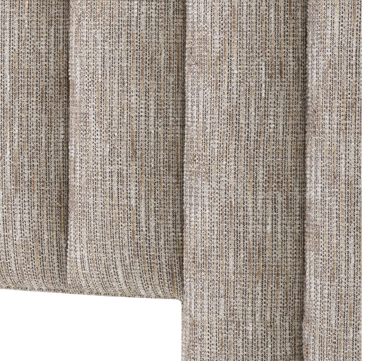 Luxus Bett-Kopfteil Beige 232 x 14 x H. 178,5 cm - Schlafzimmer Möbel - Hotel Möbel - Luxus Qualität