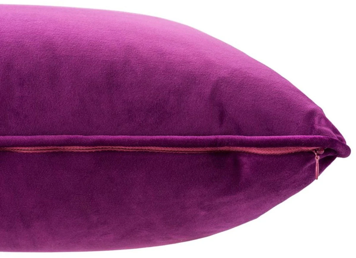 Luxus Kissen Fuchsia 60 x 60 cm - Luxus Wohnzimmer Deko Accessoires