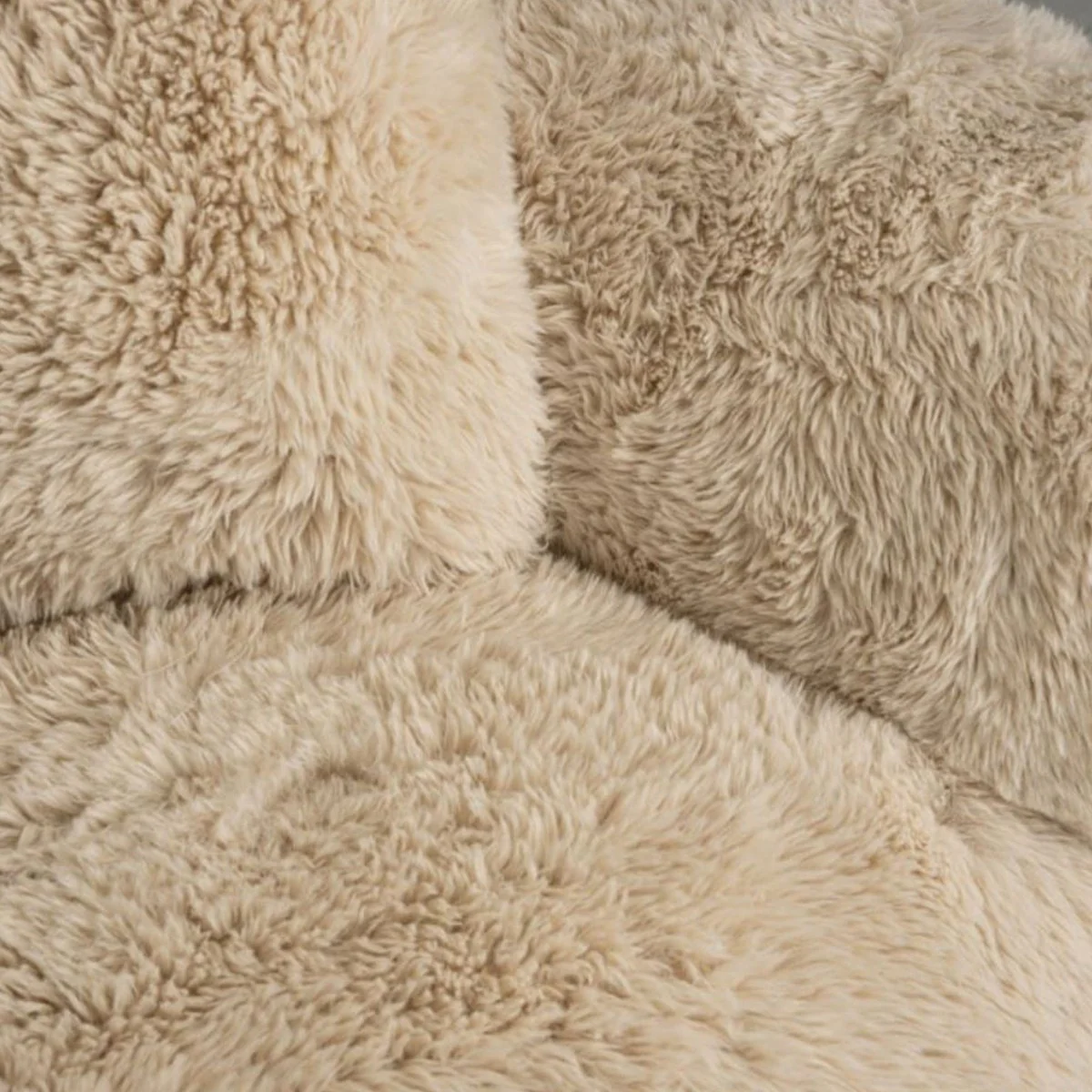 Luxus Sofa Sandfarben 240 cm - Wohnzimmer & Hotel Möbel