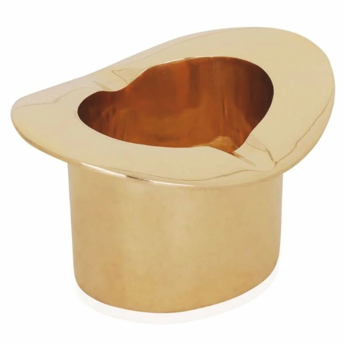 Luxus Deko Bronze Zylinder Hut Gold 12 x 10 x H. 7 cm - Deko Accessoires