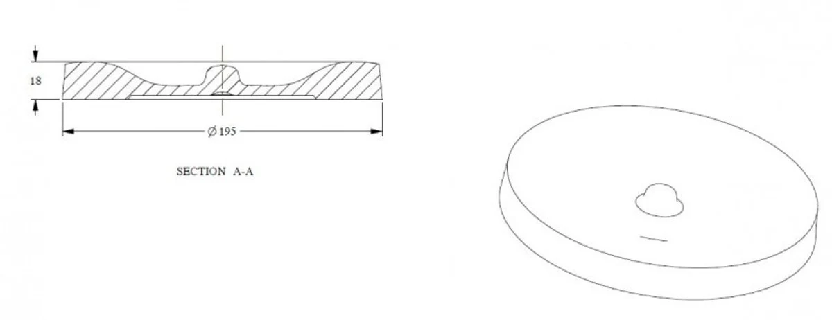 Stuck Rosette 19.5 x 19.5 cm Deckenstuck Deckenrosette Stuckrosette Wandrosette Barock Jugendstil