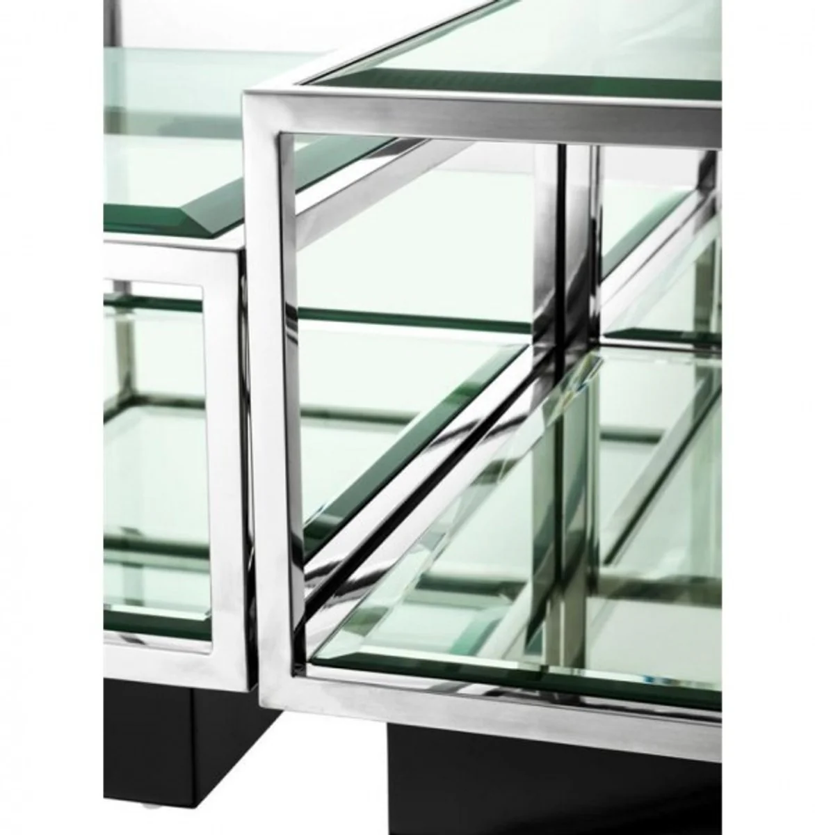 Art Deco Luxus Couchtisch 4er Set - Wohnzimmer Salon Tisch