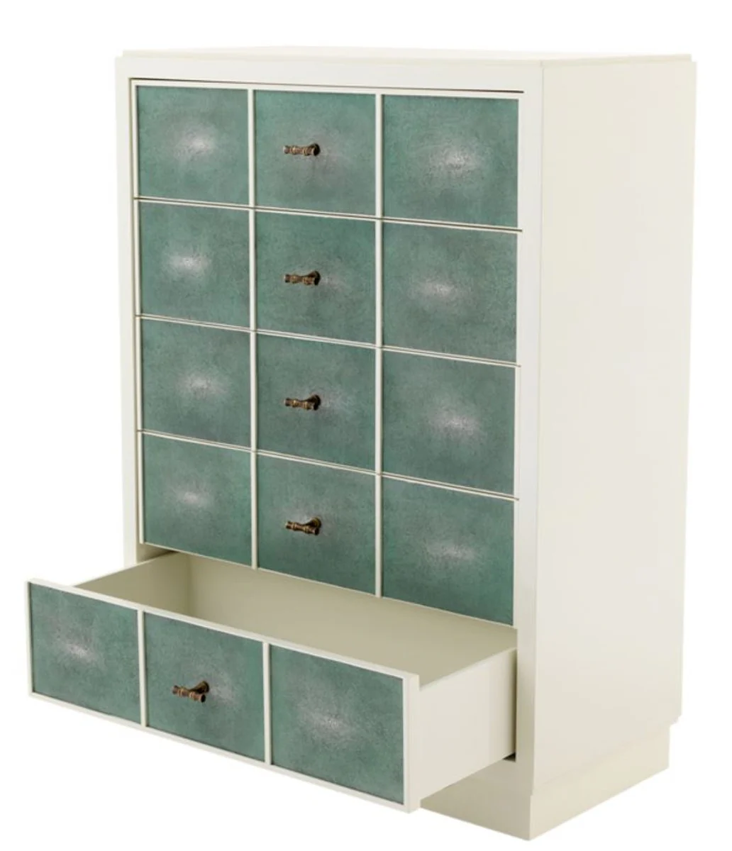 Luxus Mahagoni Schrank 96,5 x 47,5 x H. 130 cm - Designer Möbel
