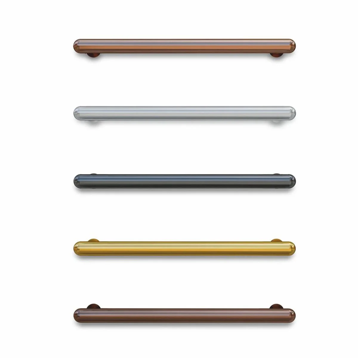 Luxus Badezimmer Handtuchwärmer Silber Glänzend 58 cm - Badezimmer Zubehör