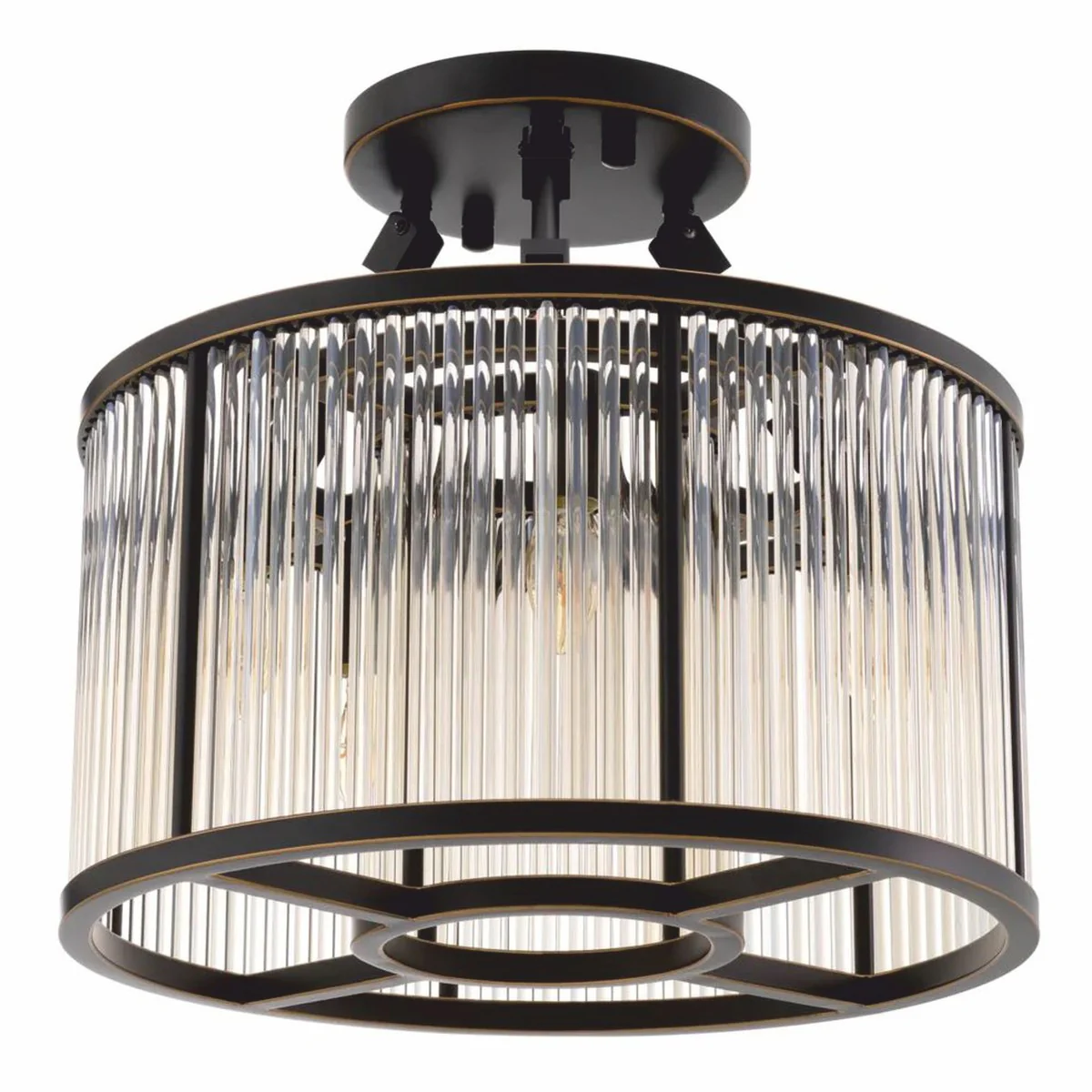 Luxus Wohnzimmer Deckenleuchte Bronze Ø 45 cm - Luxus Leuchten