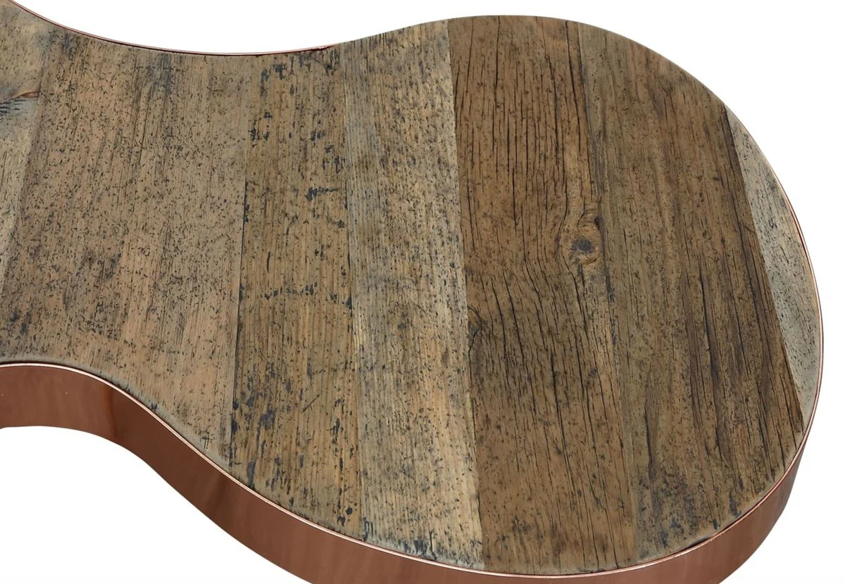 Luxus Couchtisch 82 x 42 x H. 41 cm - Designer Wohnzimmermöbel