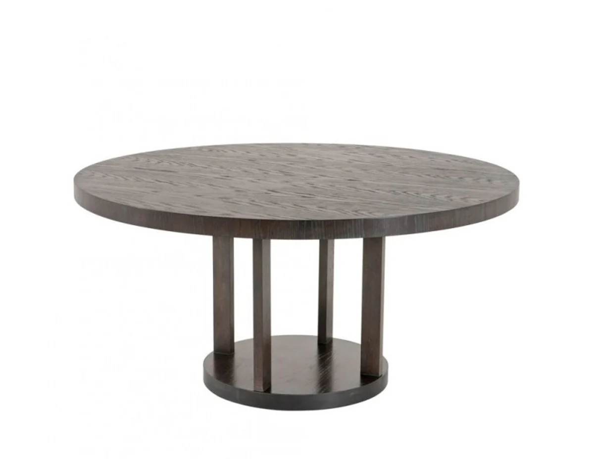 Designer Luxus Mahagoni Esstisch 152 x H. 75 cm - Luxus Hotel Esstisch