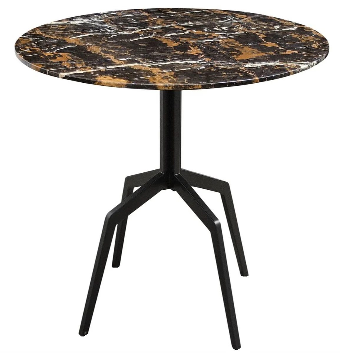 Luxus Esstisch Schwarz 80 x H. 76 cm - Esszimmermöbel