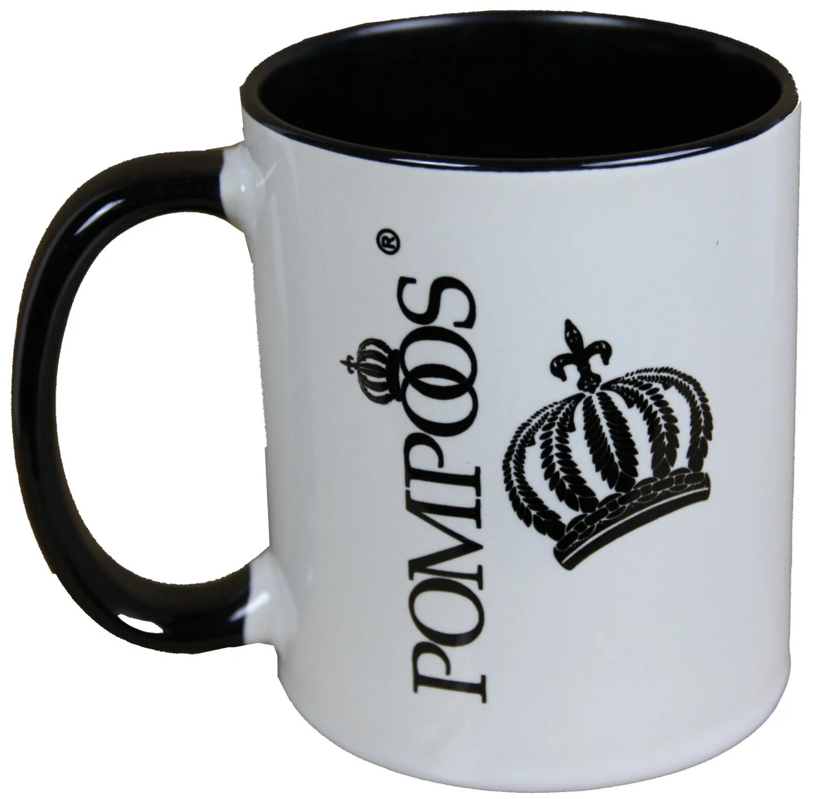 Harald Glööckler Pompöös Tasse Hund mit rot-schwarzem Abendkleid - designed by Harald Glööckler