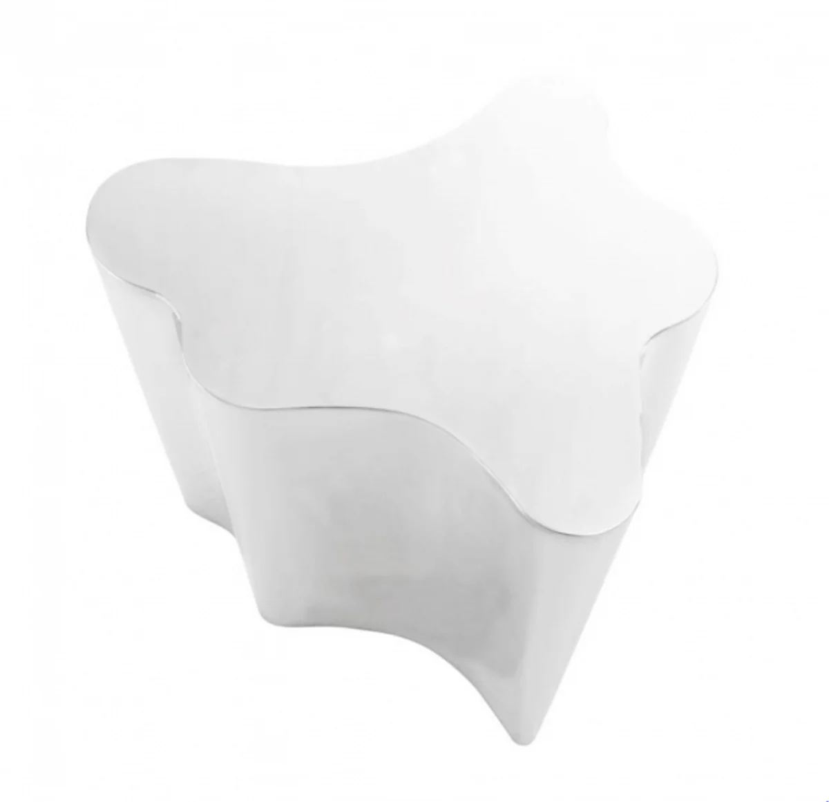 Luxus Art Deco Designer Beistelltisch 67 x 61 x H. 55 cm - Designer Beistelltisch Möbel