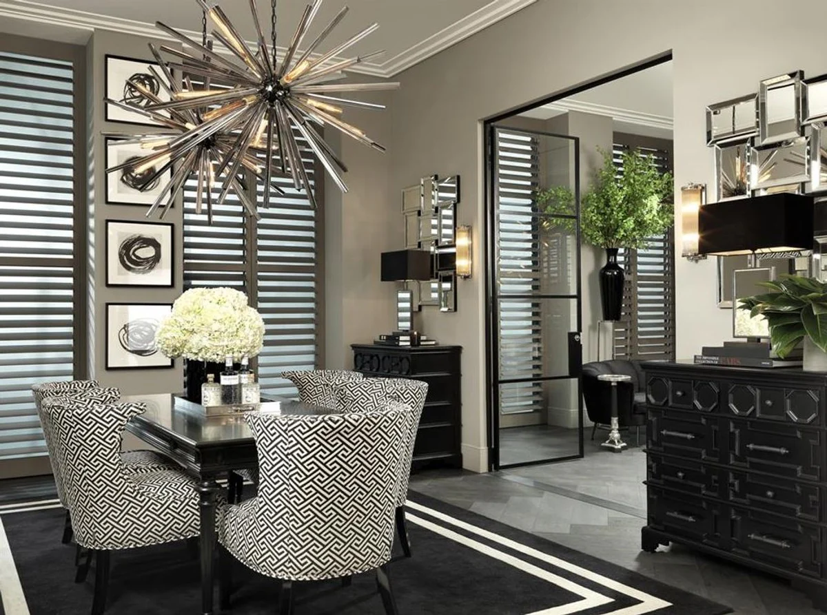 Designer Mahagoni Kommode 107 x 51 x H. 101 cm - Luxus Qualität