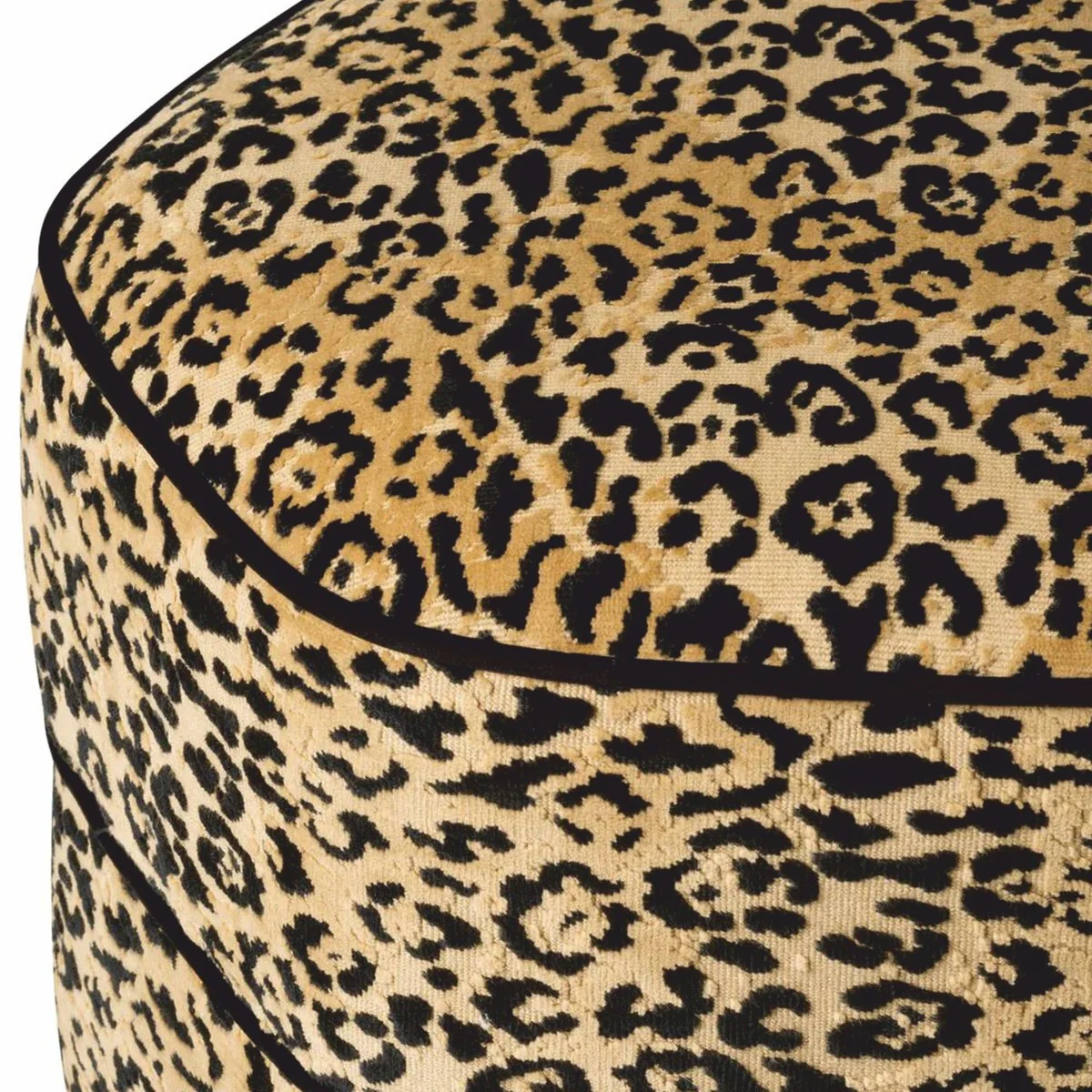 Luxus Hocker Leopard / Bronze H. 54 cm - Luxus Hotel Möbel