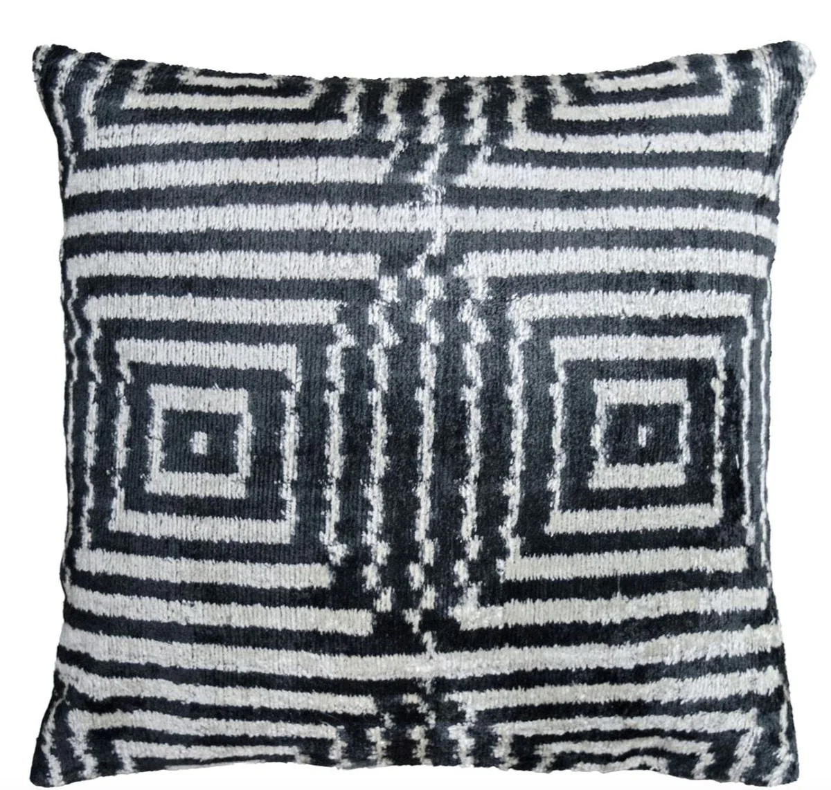 Luxus Kissen Mod2 Schwarz / Weiß 40 x 40 cm - Wohnzimmer Deko Accessoires