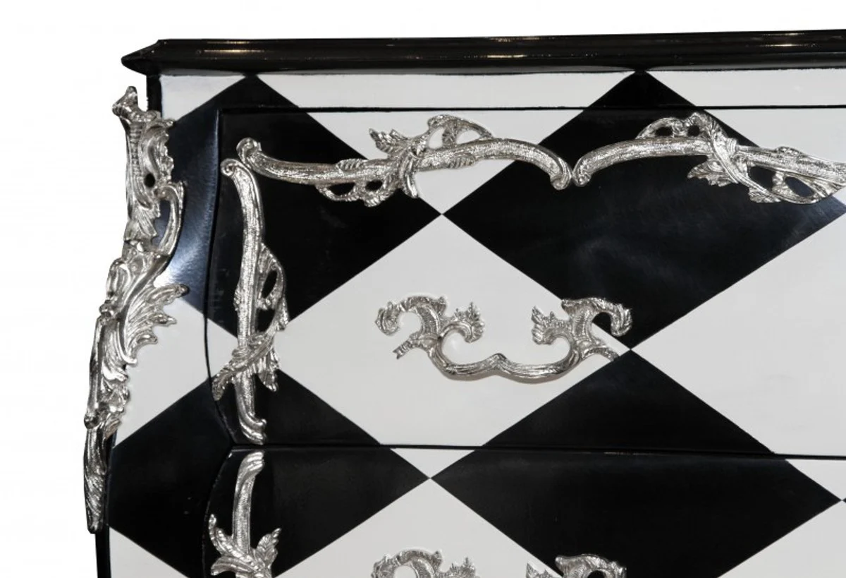 Barock Kommode Karo Design 130cm Antik Look