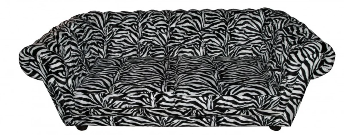 Designer Chesterfield Sofa Zebra - Designer Wohnzimmer Möbel