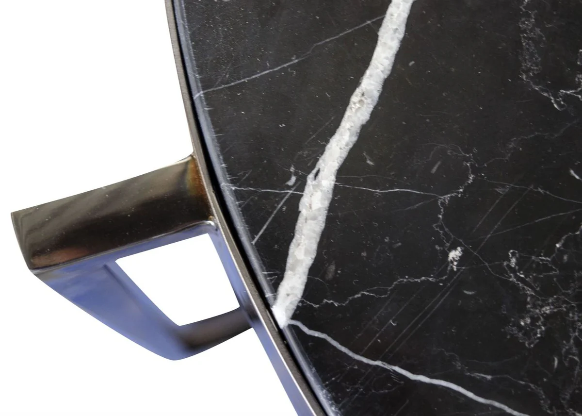 Luxus Hotel Beistelltisch Schwarz 65 x H. 67 cm - Hotel Möbel