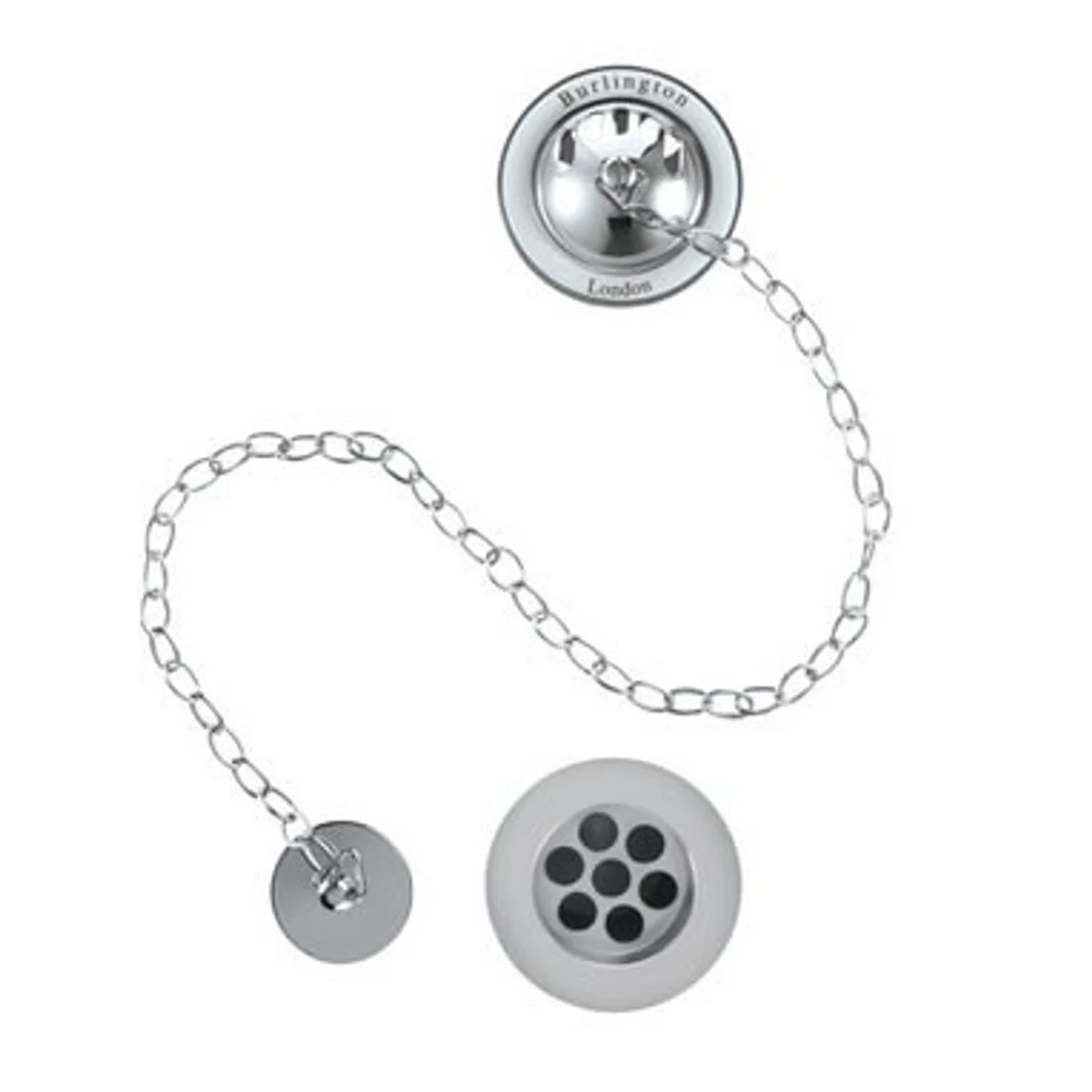 Ab und Überlauf System Chrom für freistehende Badewannen