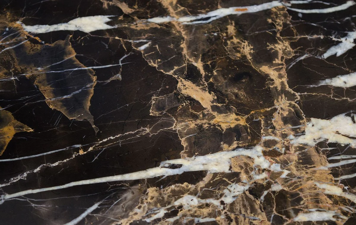 Luxus Beistelltisch Schwarz 50 x H. 60 cm - Wohnzimmermöbel