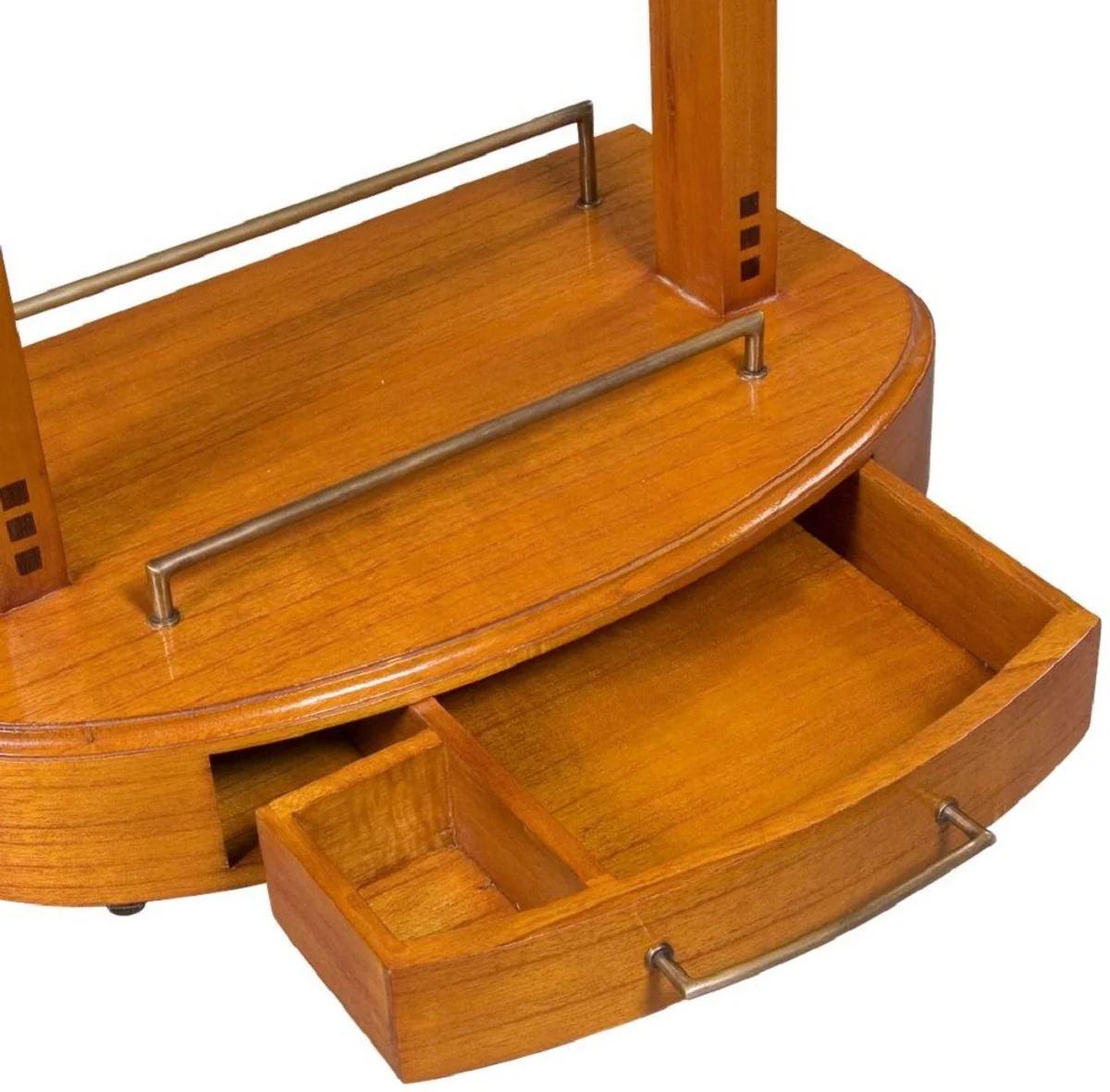 Luxus Dressboy Hellbraun 52 x 34 x H. 100 cm - Kleiderständer - Garderobenständer - Stummer Diener - Schlafzimmer Accessoires - Hotel Accessoires