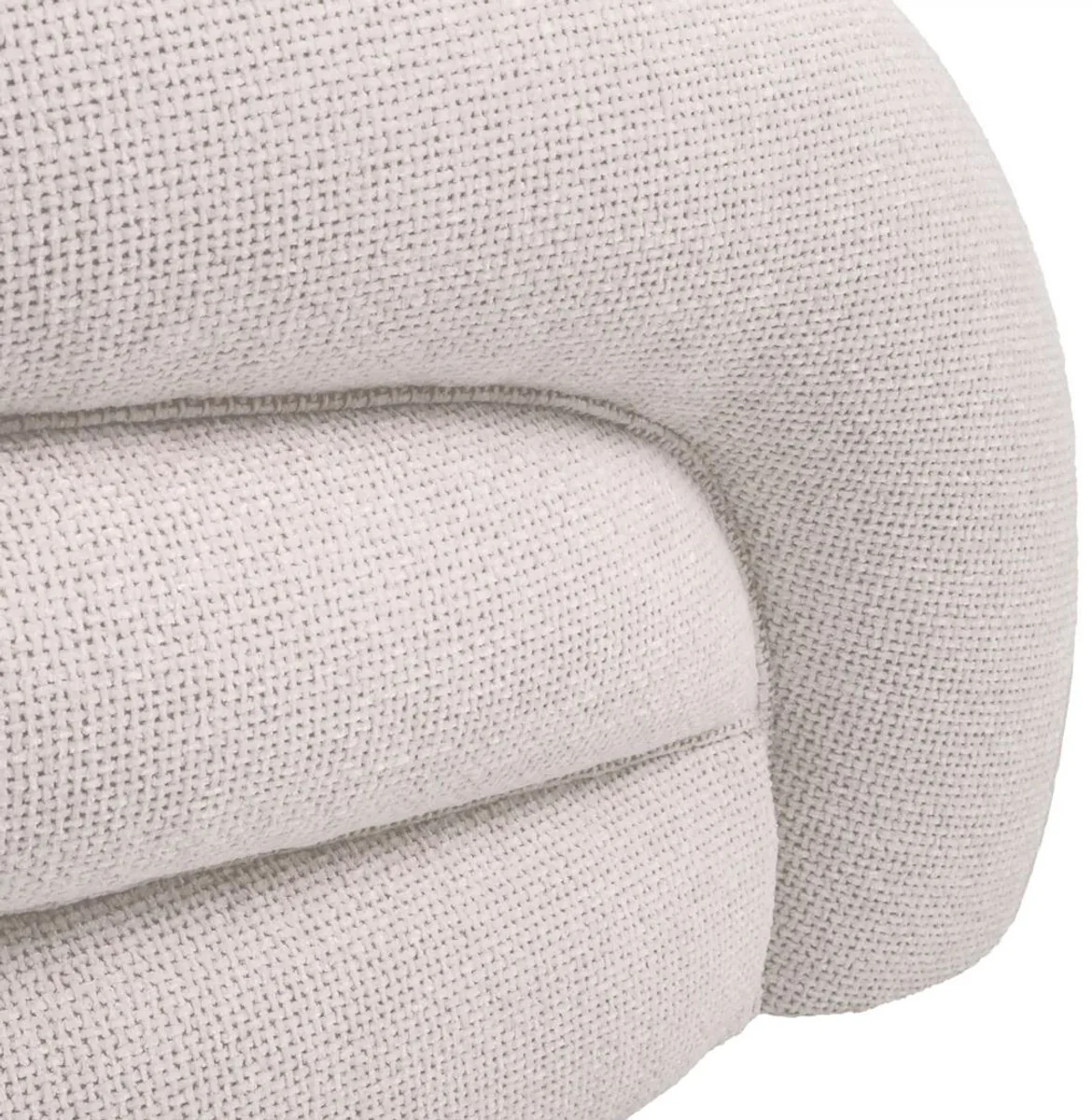 Luxus Sofa Weiß / Schwarz 220 x 92 x H. 65 cm - Wohnzimmer Sofa - Hotel Sofa - Wohnzimmer Möbel - Hotel Möbel - Luxus Möbel - Luxus Einrichtung