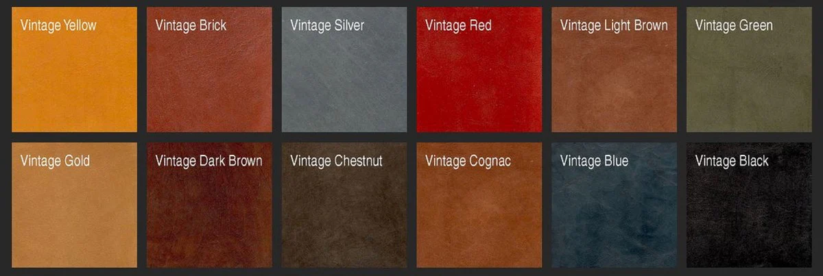 Luxus Chesterfield Leder Sessel 125 x 100 x H. 80 cm - Verschiedene Farben - Echtleder Wohnzimmer Sessel - Chesterfield Wohnzimmer Möbel