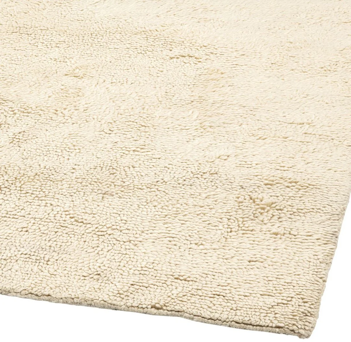 Luxus Teppich aus Neuseeland Wolle Beige - Verschiedene Größen - Handgetufteter Wohnzimmerteppich - Luxus Wohnzimmer Deko Accessoires