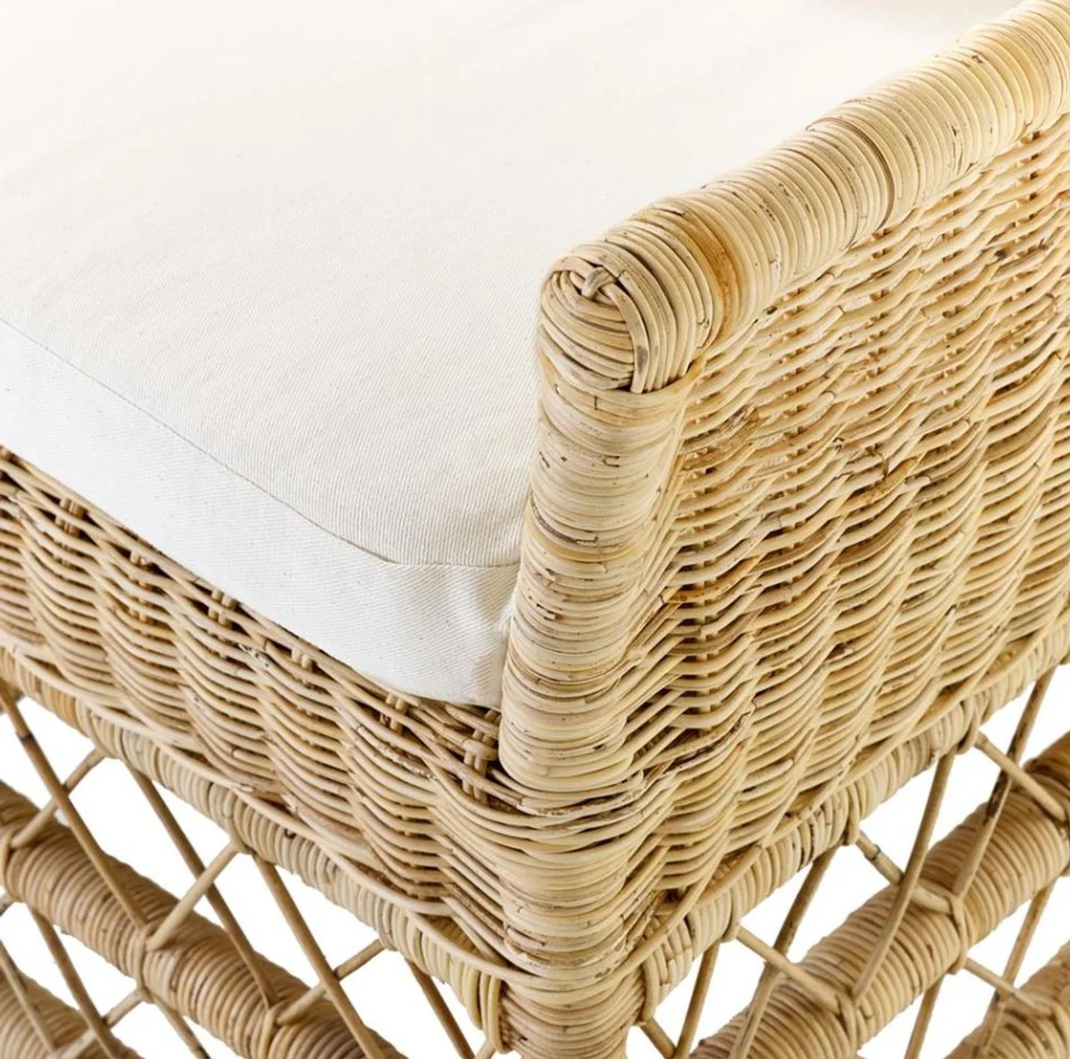 Designer Esszimmerstuhl mit Armlehnen naturfarbig - Hotel Kollektion